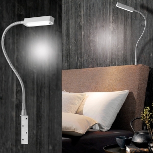 Lampka Flex Do Czytania Przy Łóżku Raik Fischer&Honsel LED 1x5W w kolorze niklu metal