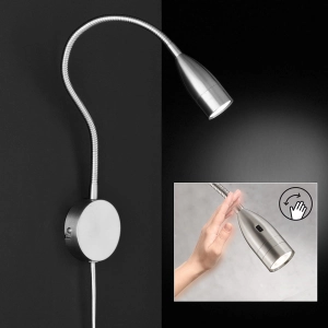 Reflektor Ścienny Elastyczny Sten Fischer&Honsel LED 1x5W w kolorze niklu metal