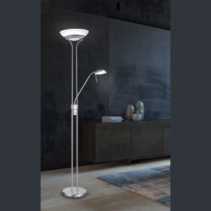Lampa Podłogowa Pool TW Fischer&Honsel LED 1x28W w kolorze niklu metal