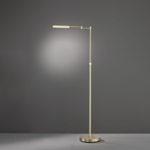 Lampa Podłogowa Nami Fischer&Honsel LED 1x6W w kolorze mosiądzu metal