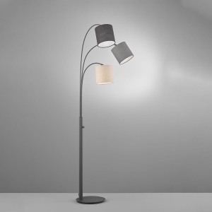 Lampa Podłogowa Shade Fischer&Honsel E27 3x40W piaskowo-czarny metal
