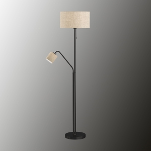 Lampa Podłogowa Lotti Fischer&Honsel E27 3x40W piaskowo-czarny metal