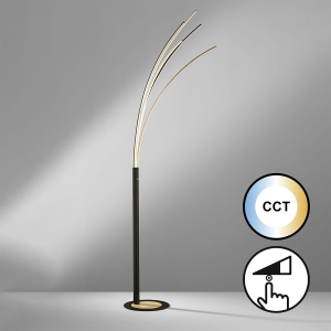 Lampa Podłogowa Ellmau Fischer&Honsel LED 1x33W piaskowo-czarny metal