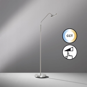 Lampa Podłogowa Tallri Fischer&Honsel LED 1x7,5W w kolorze niklu metal