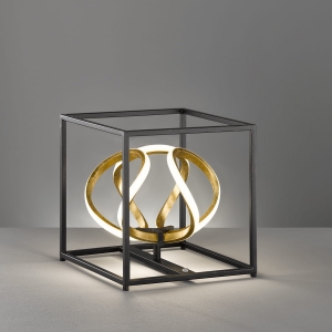 Lampa stołowa Gesa Fischer&Honsel LED 1x17W czarny metal