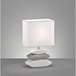 Lampa stołowa Liner Fischer&Honsel E14 1x25W biały ceramika