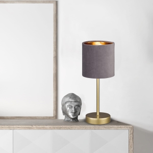 Lampa stołowa Aura Fischer&Honsel E14 1x25W w kolorze złotym metal