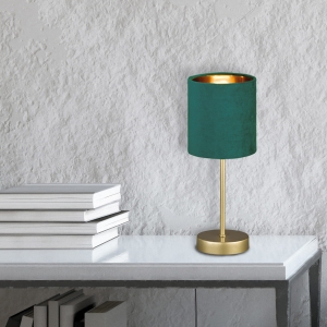 Lampa stołowa Aura Fischer&Honsel E14 1x25W w kolorze złotym metal