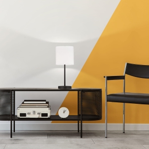 Lampa stołowa Bali Fischer&Honsel E14 1x25W piaskowo-czarny metal