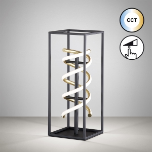 Lampa stołowa Gian Fischer&Honsel LED 1x11W piaskowo-czarny metal
