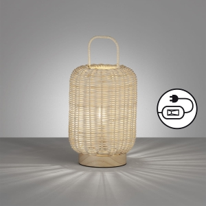 Lampa stołowa Nature Fischer&Honsel E14 1x25W drewno drewno