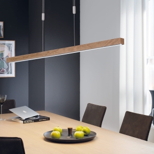 Lampa Wisząca Straßburg Fischer&Honsel LED 1x24W w kolorze niklu metal