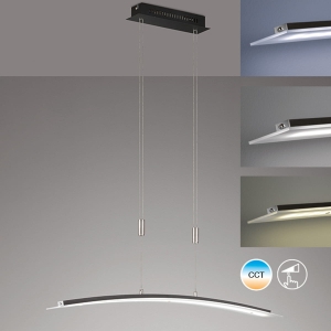 Lampa Wisząca Metis Fischer&Honsel LED 1x21W piaskowo-czarny metal