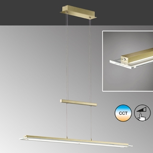 Lampa Wisząca Tenso TW Fischer&Honsel LED 1x25W w kolorze mosiądzu metal
