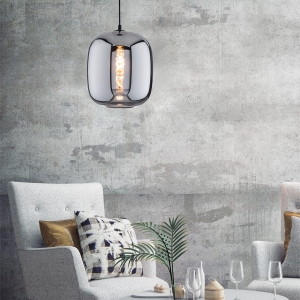Lampa Wisząca Nayla Fischer&Honsel E27 1x40W piaskowo-czarny metal