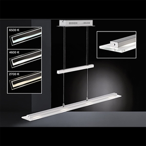 Lampa Wisząca Tenso TW Fischer&Honsel LED 1x22W w kolorze niklu metal