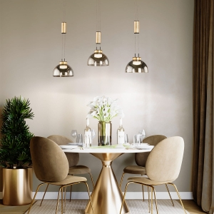 Lampa Wisząca Avignon Fischer&Honsel LED 3x9W piaskowo-czarny metal