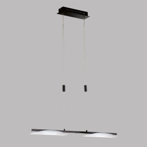 Lampa Wisząca Kop Fischer&Honsel LED 2x9W piaskowo-czarny metal