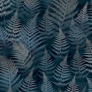 Tapeta Clarissa Hulse WOODLAND FERN WALLPAPER – FRENCH NAVY 120378