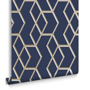 Tapeta dekoracyjna Graham&Brown Balance ARCHETYPE NAVY & GOLD 104735