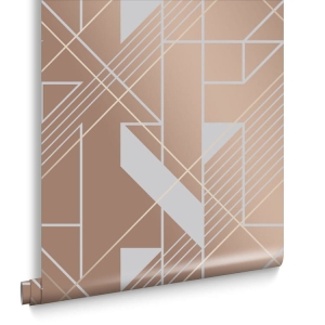 Tapeta dekoracyjna Graham&Brown Balance GRAPHIC BLUSH 105244