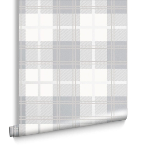 Tapeta dekoracyjna Graham&Brown Balance TARTAN WHITE 105905