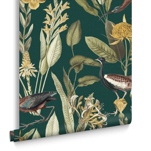 Tapeta dekoracyjna Graham&Brown Genesis GLASSHOUSE GREEN 111719