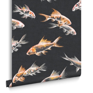 Tapeta dekoracyjna Graham&Brown Curiosity FLOW BLACK 105911