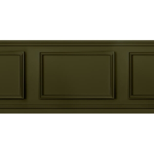 Tapeta dekoracyjna Les Dominotiers Wooden Bases Caper Green DOM1009