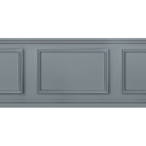 Tapeta dekoracyjna Les Dominotiers Wooden Bases Blueish Grey DOM1008