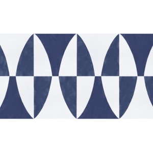 Grafika Les Dominotiers VOLUME 9 - ABSTRACTION Shape Blue DOM707