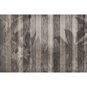 Grafika Les Dominotiers VOLUME 6 - TEXTURES BRUT Tropical Dark Wood Wall DOM423