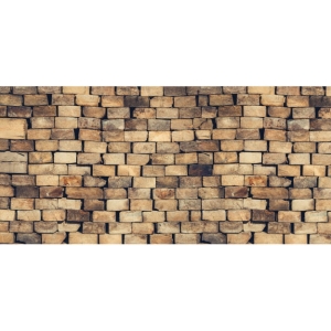 Grafika Les Dominotiers VOLUME 6 - TEXTURES BRUT Wood Blocks Wall DOM421