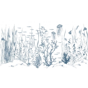 Grafika Les Dominotiers VOLUME 5 Underwater, Blue DOM311/1