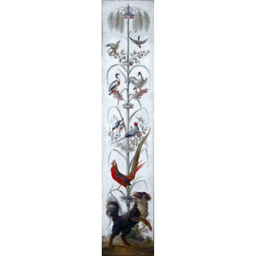 Grafika Les Dominotiers VOLUME 4 Animals Panels - Reed with Badger DOM158