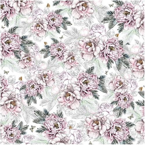 Grafika Les Dominotiers VOLUME 4 Peonies DOM1513