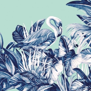 Grafika Les Dominotiers VOLUME 3 Everglades Blue DOM145-2