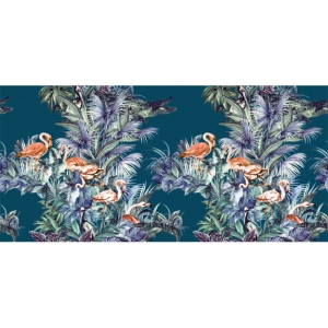 Grafika Les Dominotiers VOLUME 3 Everglades Dark Blue DOM145-1