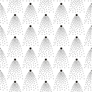 Grafika Les Dominotiers VOLUME 3 Betsy Black & White DOM144-1