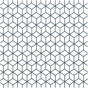 Grafika Les Dominotiers VOLUME 1 Kube Slate Blue DOM5/4