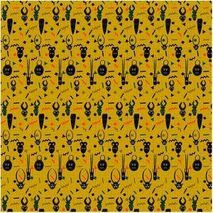 Grafika Les Dominotiers SANDRINE ALOUF Kurumba DOM164-2