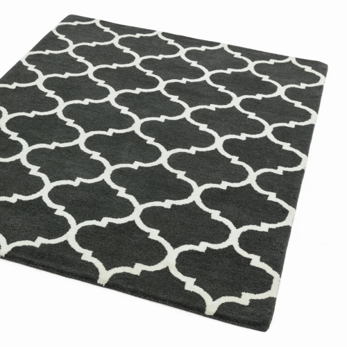 Asiatic Albany Ogee Charcoal