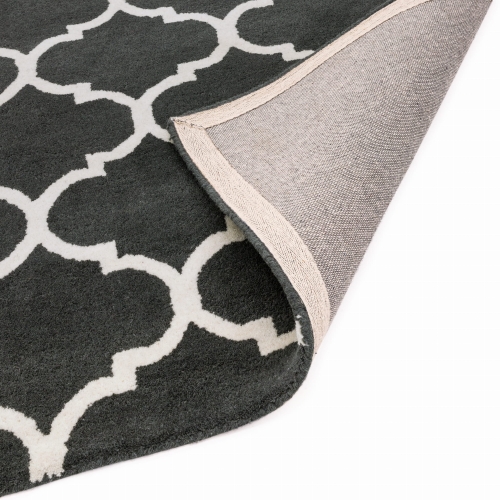 Asiatic Albany Ogee Charcoal