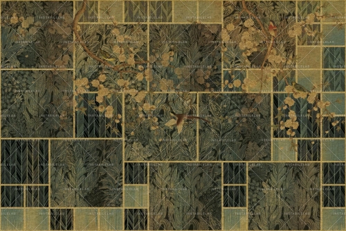 Larisa-carta-da-parati-geometrica-fiori-oro-animali-natura-Instabilelab.jpg