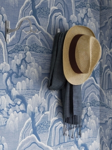 Tapeta dekoracyjna Boras Tapeter Blue & White Indigo Garden 6147 