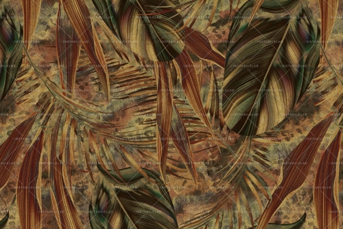 Pauline-carta-da-parati-decorativa-di-design-oro-colorata-foglie-natura-Instabilelab-1.jpg