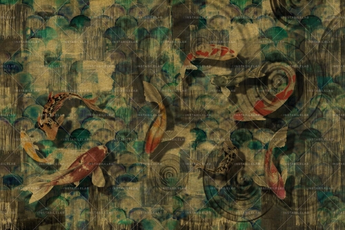 Gold-Fish-carta-da-parati-elegante-animali-oro-Instabilelab-1.jpg