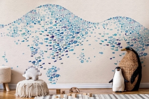Grafika Instabilelab Sfumature di Magnolia COLOR FISH 01