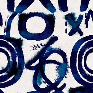 Tapeta MINDTHEGAP Art of Abstract Spontaneus Blue WP20327