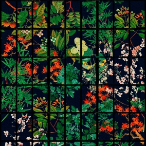 Tapeta MINDTHEGAP Impermanence Japanese Garden by Night WP20341